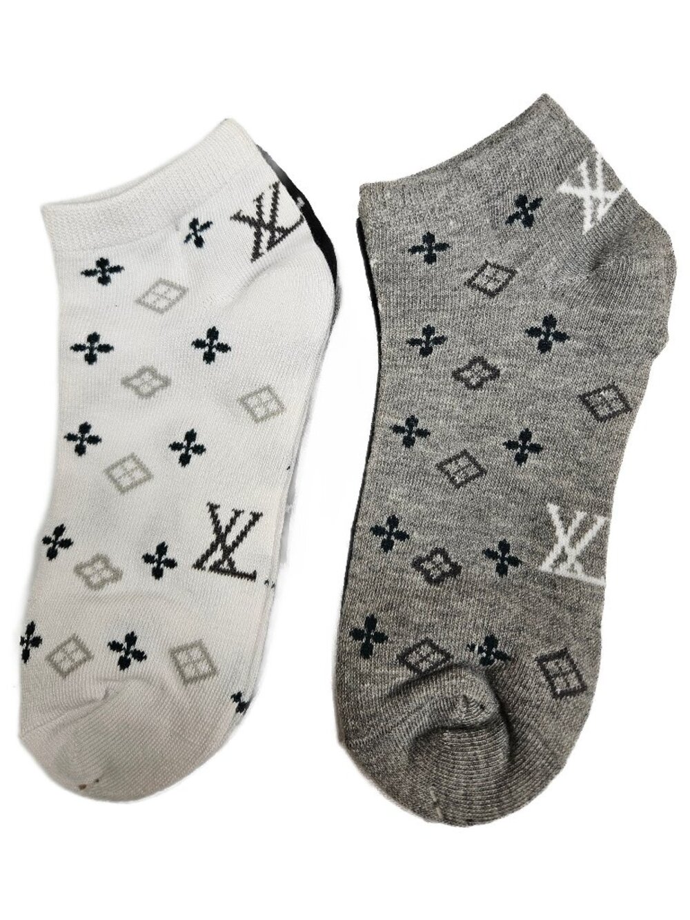 Women’s Ankle Socks 6 Pack Cute Low Cut Casual No Show Socks Size 9-11, Spade